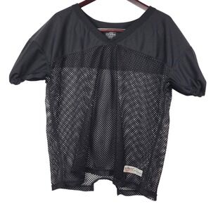 Schutt‎ Varsity Football Practice Jersey Black Mesh Youth Large Sportswear